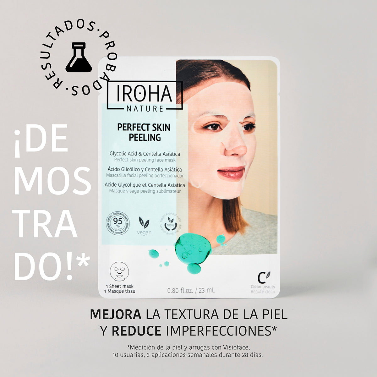 Mascarilla Peeling Exfoliante con Ácido Glicólico