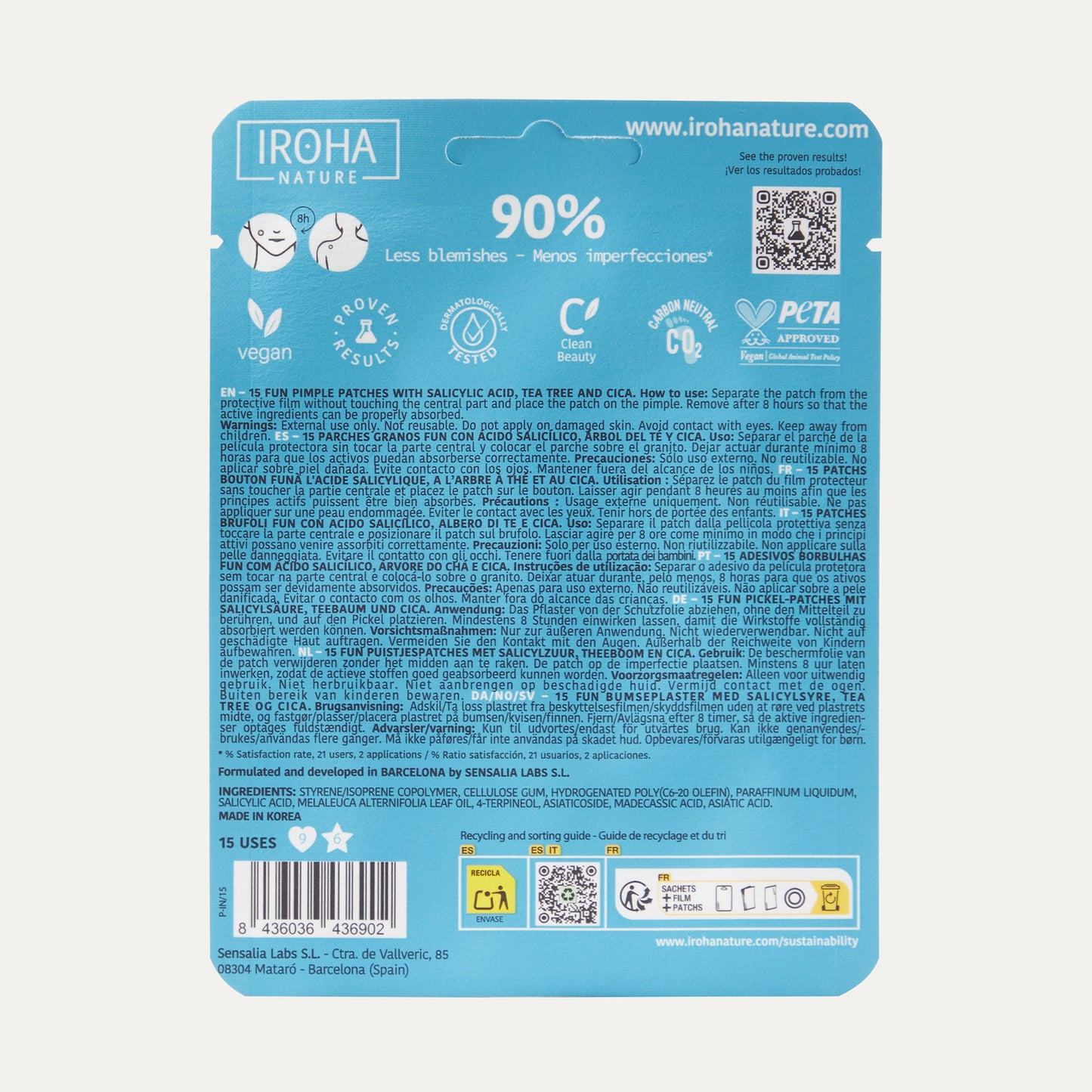 Parches Granos FUN con Ácido Salicílico