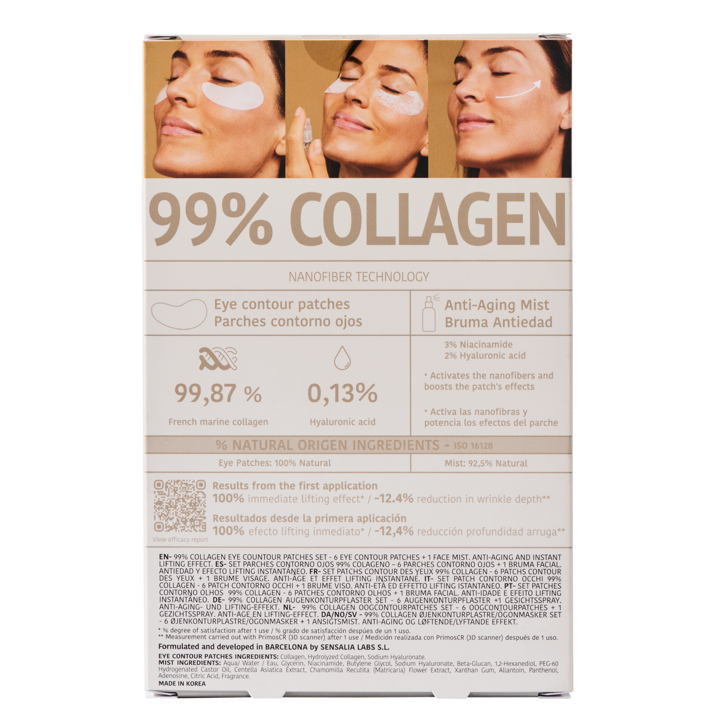 Lifting Eye Patches 99% Collagen