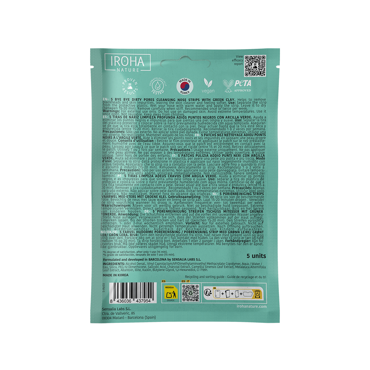 Tiras Nariz BYE BYE Dirty Pores