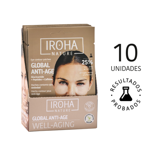 Pack 10 Parches Ojos Antiedad Global  Niacinamida