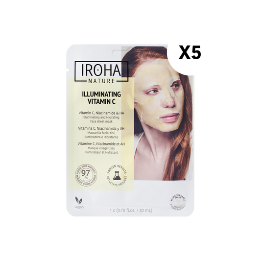 Pack 5 Mascarillas Iluminadora Vitamina C