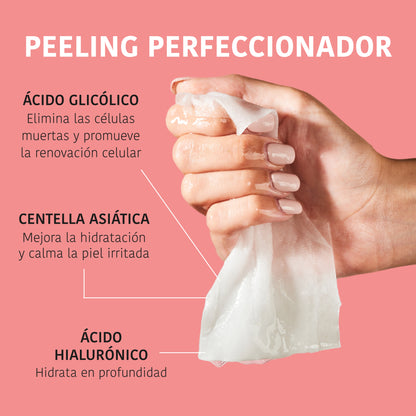 Perfect Skin Peeling Face Sheet Mask with Glycolic Acid