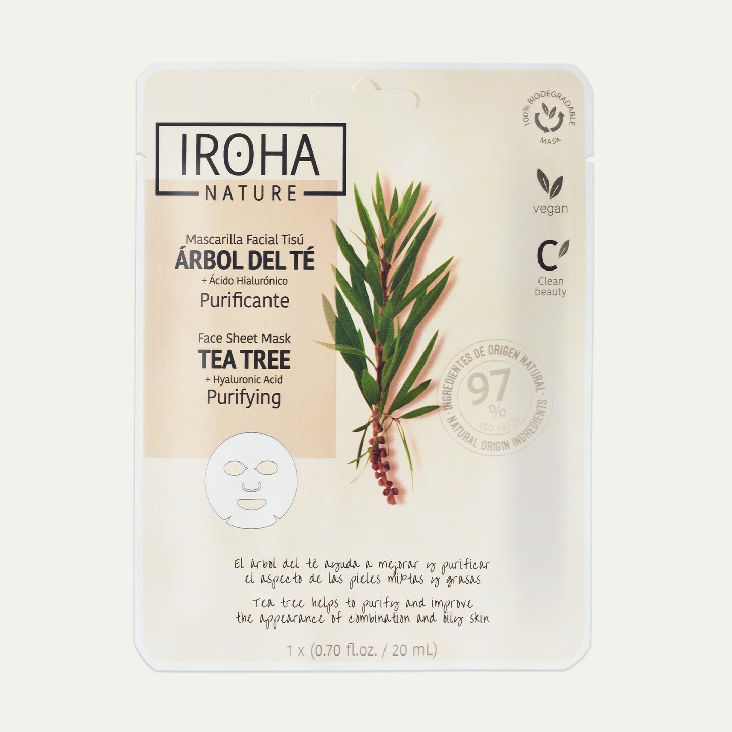 Mascarilla Purificante con Árbol del Té