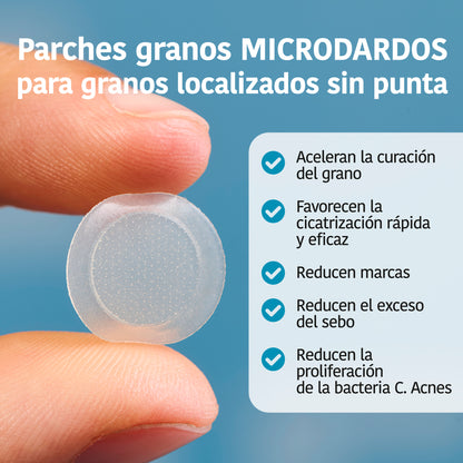 Parches Granos Microdardos con Ácido Salicílico