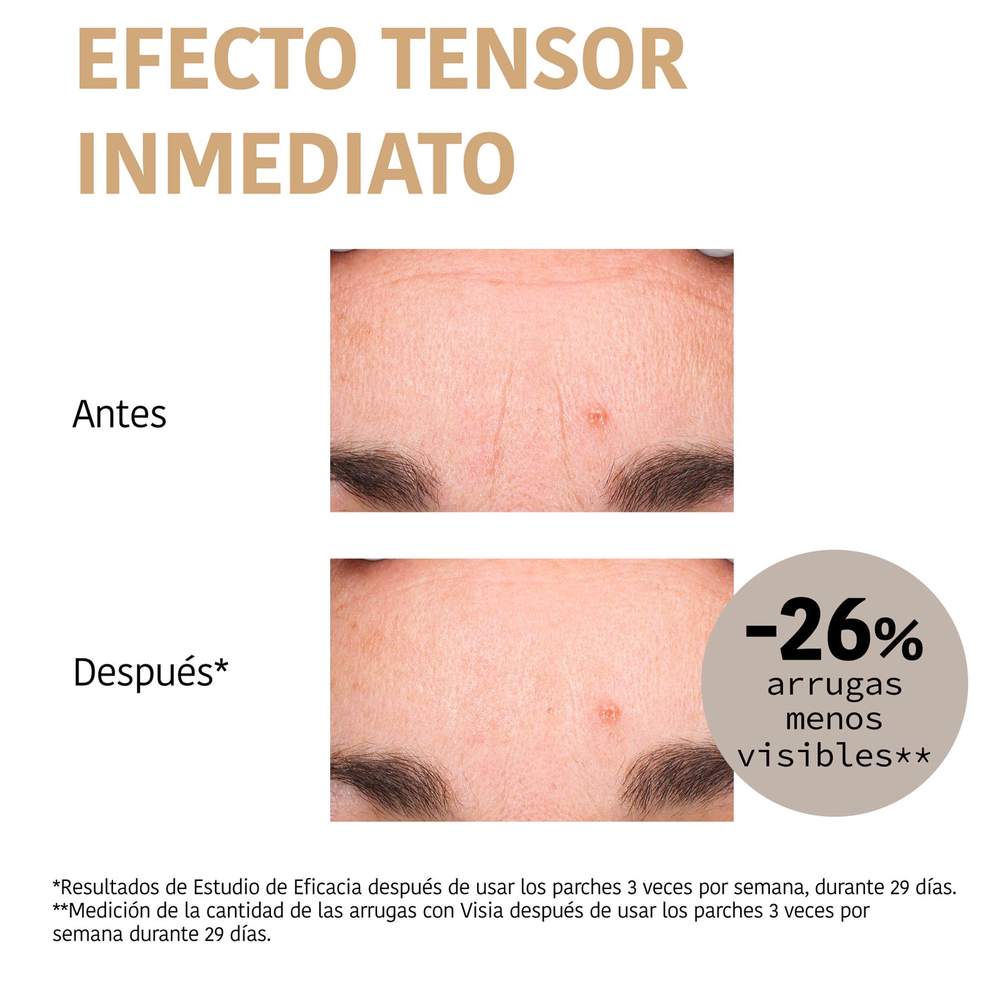 Parches 99% Colágeno Frente