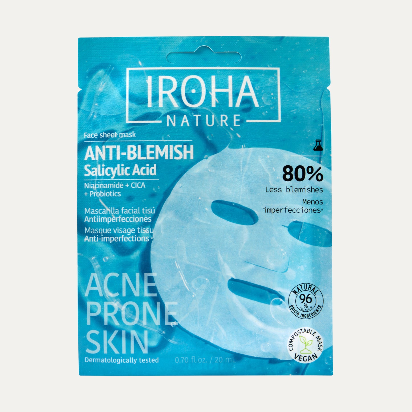 Anti-Blemish Face Sheet Mask with Salicylic Acid