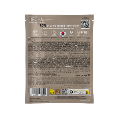 Smoothing and Hydrating Face Sheet Mask with Bakuchiol
