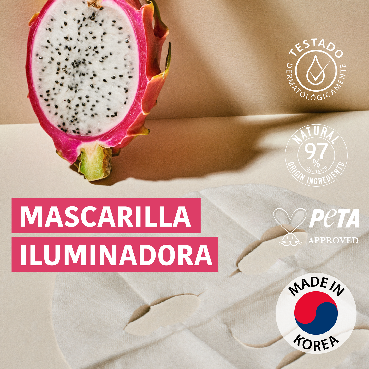 Brightening Dragon Fruit Face Sheet Mask 