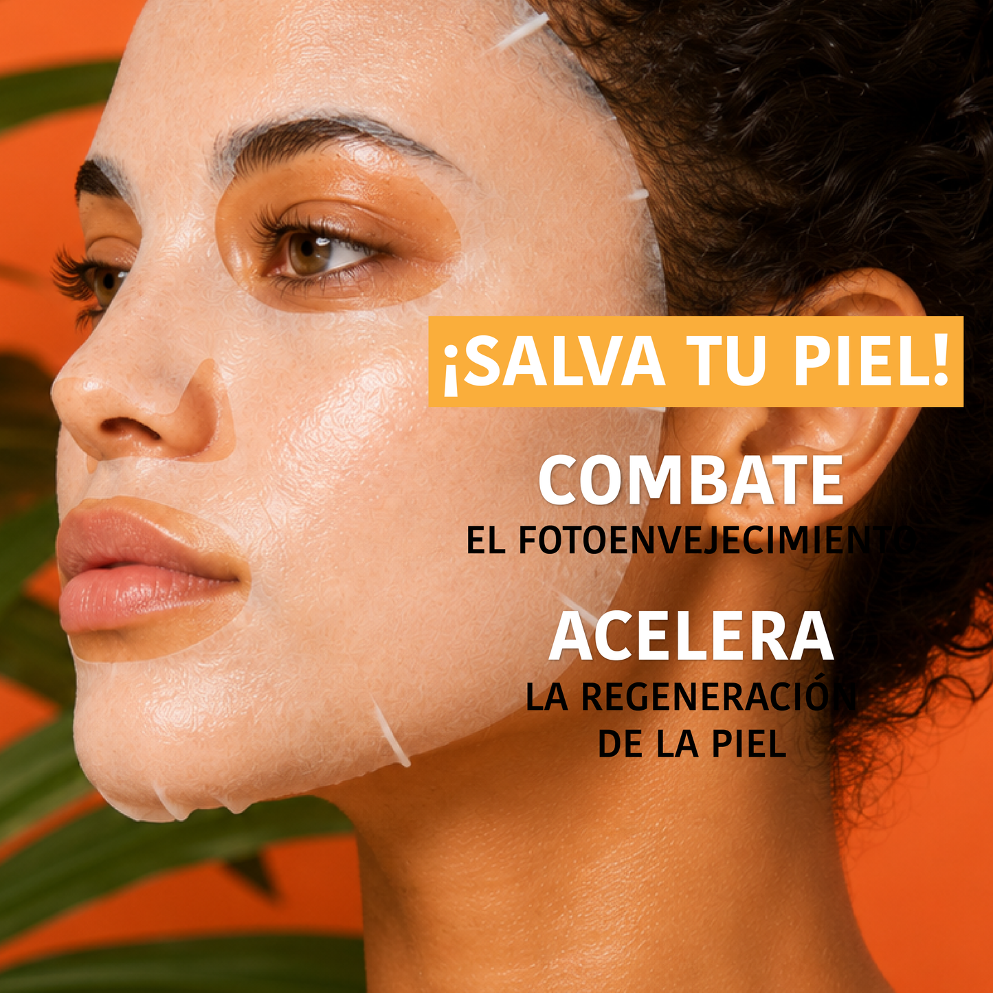 Peeling AHA Face Sheet Mask with Papaya