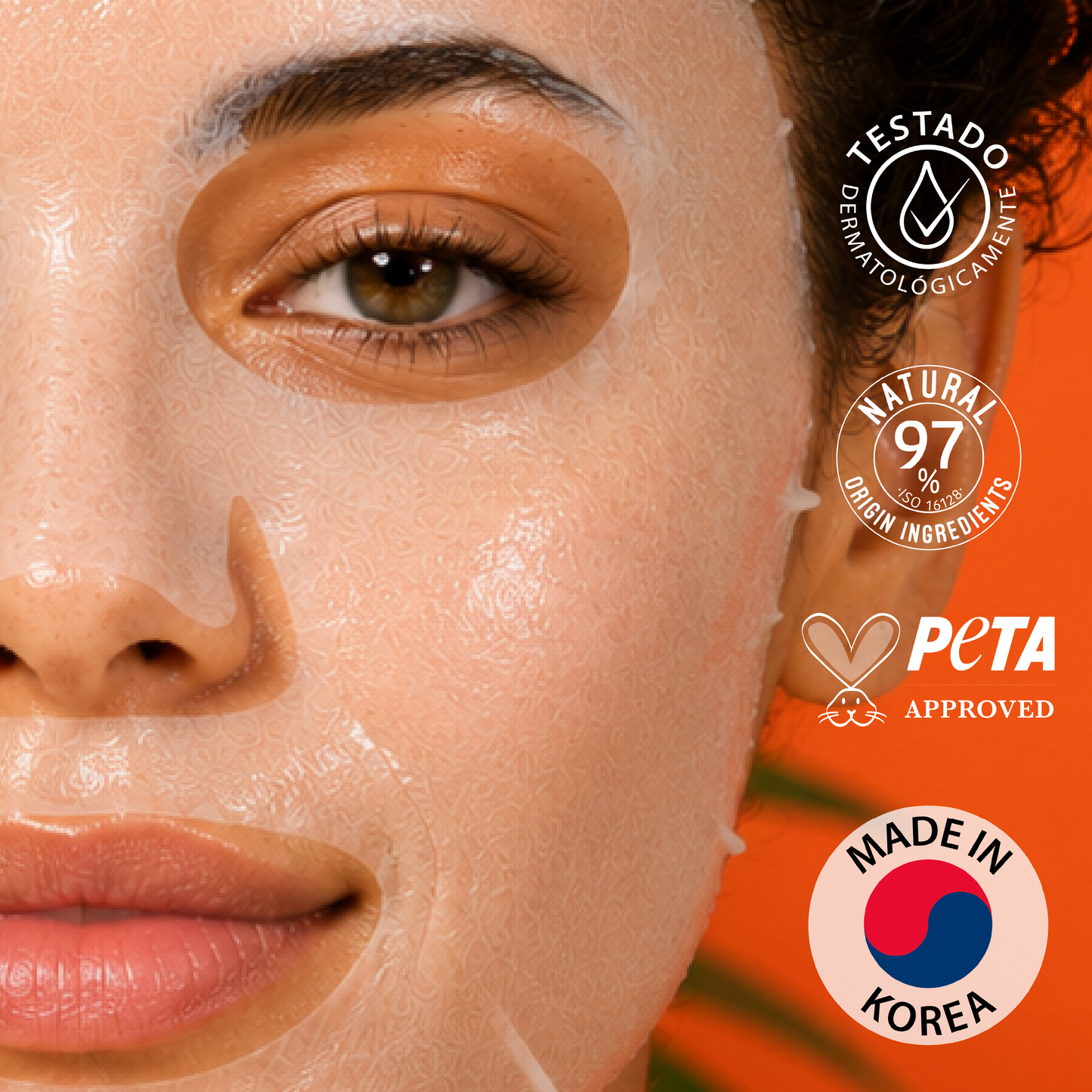 Peeling AHA Face Sheet Mask with Papaya