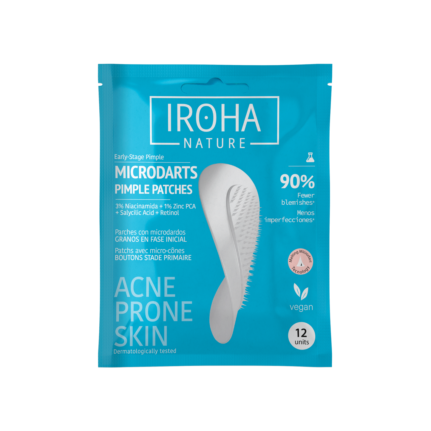 Parches Granos Microdardos con Ácido Salicílico