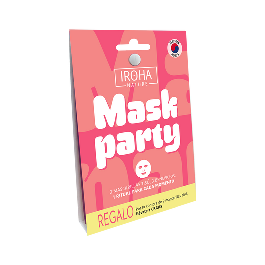 Pack MASK PARTY – Kit 3 Mascarillas Tisú