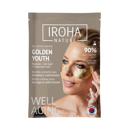 Parches Ojos Antiedad ORO + Péptidos