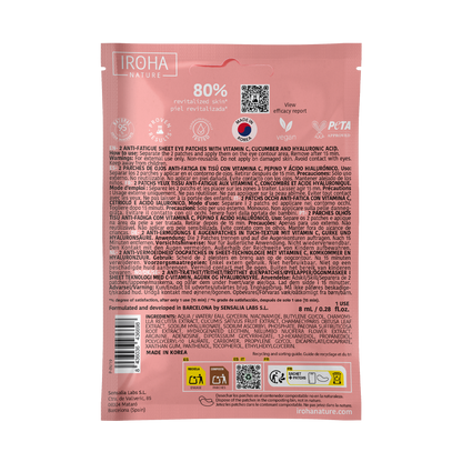 Parches Ojos Antifatiga Vitamina C