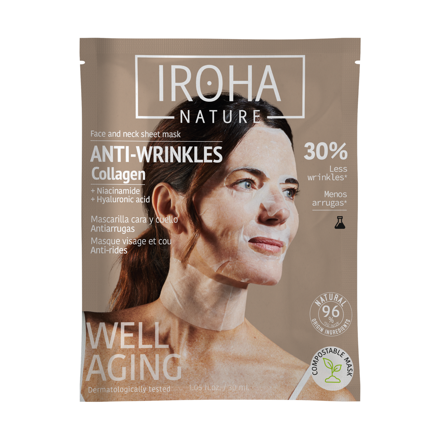 Anti-Wrinkles Face Sheet Mask with Collagen