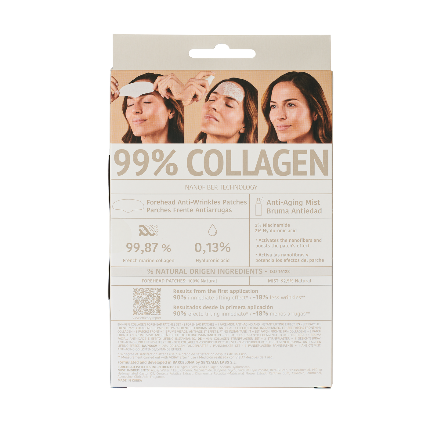 Parches 99% Colágeno Frente