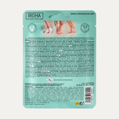 Cooling Effect Foot Mask with Mint