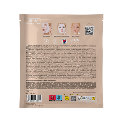 Mascarilla Reafirmante Hidrogel Glass Skin con Colágeno