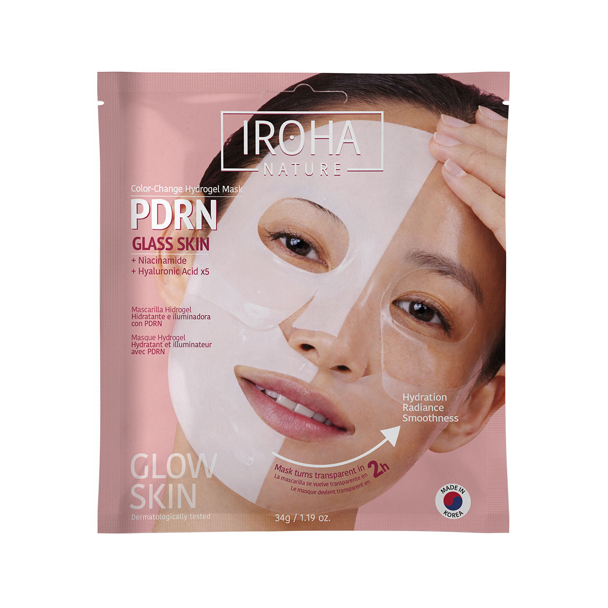 Mascarilla Iluminadora Hidrogel Glass Skin con PDRN